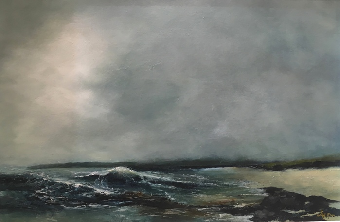 'Under a Grey Sky, Kilmalieu' by artist Alison Lyon